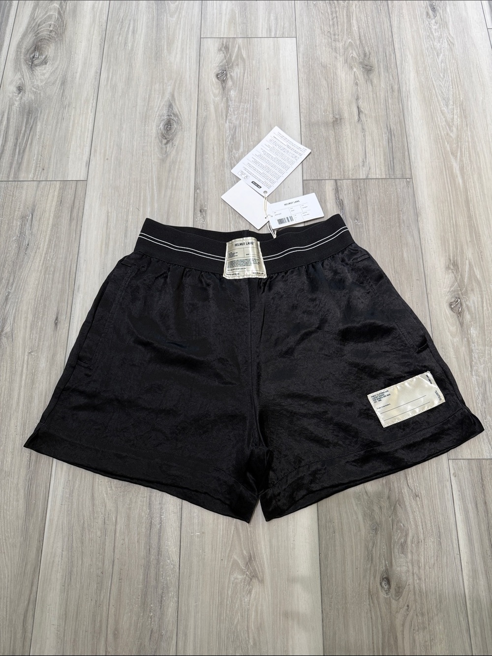 Helmut Lang Boxer Satin Shorts